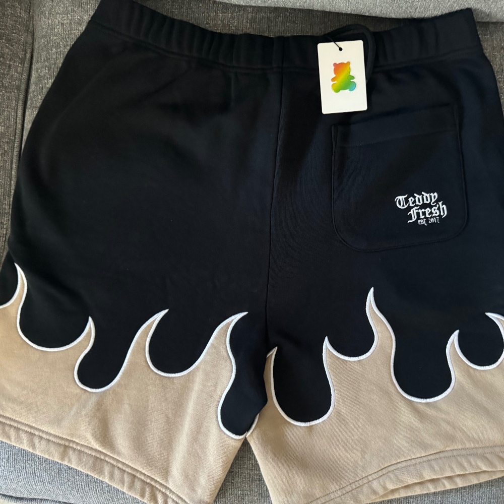 Teddy Fresh Flame Shorts NEW Large